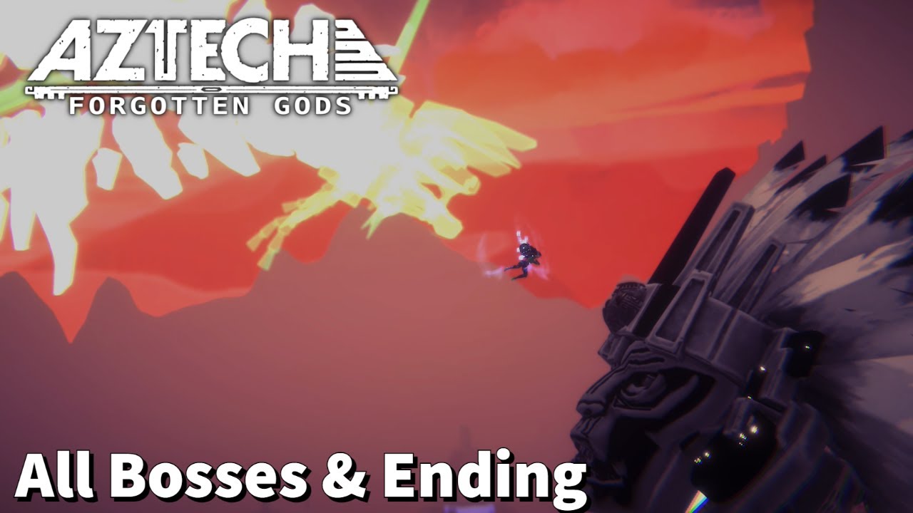 Aztech Forgotten Gods | All Bosses & Ending