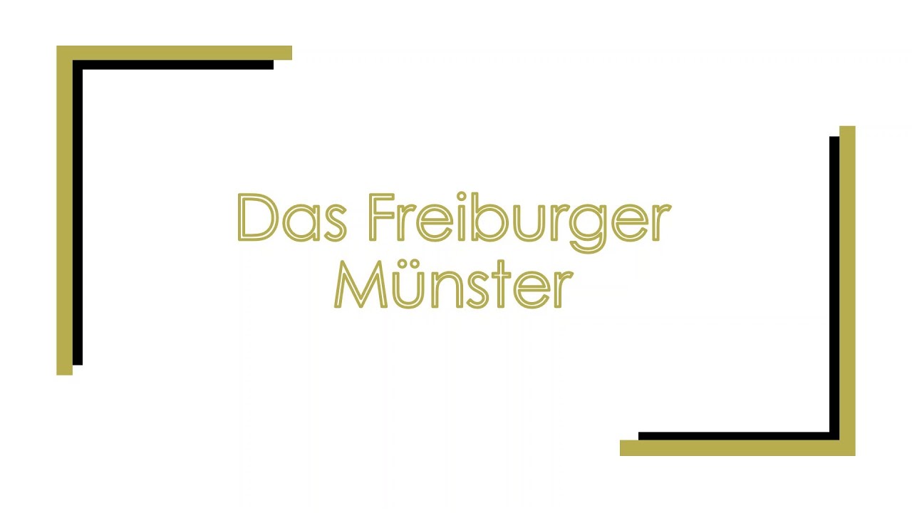 Das Freiburger Münster