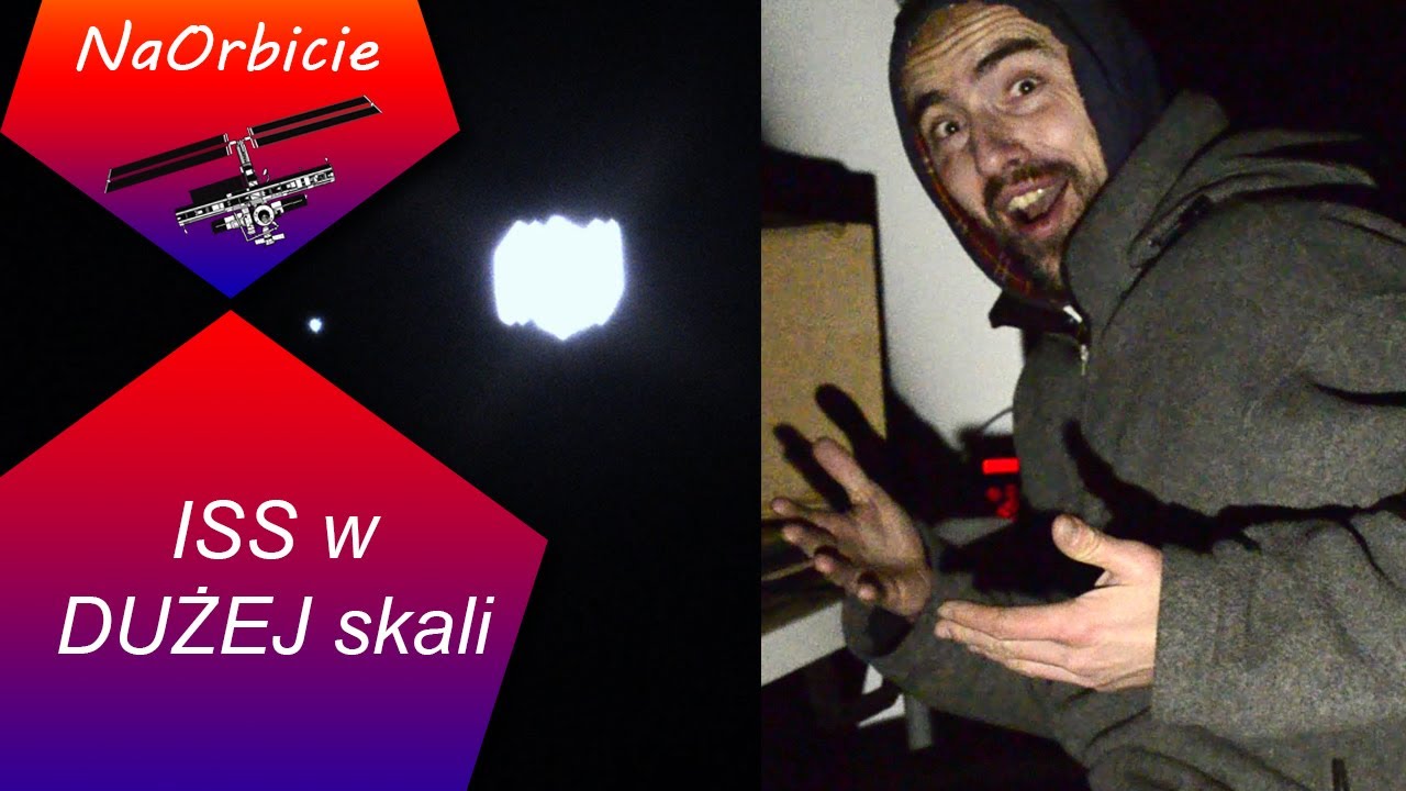 NaOrbicie. ISS w dużej skali z mojego teleskopu Dobson 12