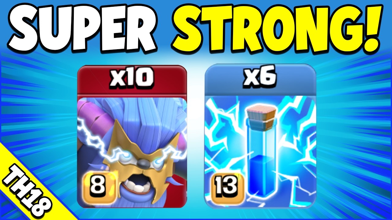 Mass Super Yetis are UNSTOPPABLE after April Update! Easy TH18 Attack Strategy (Clash of Clans)