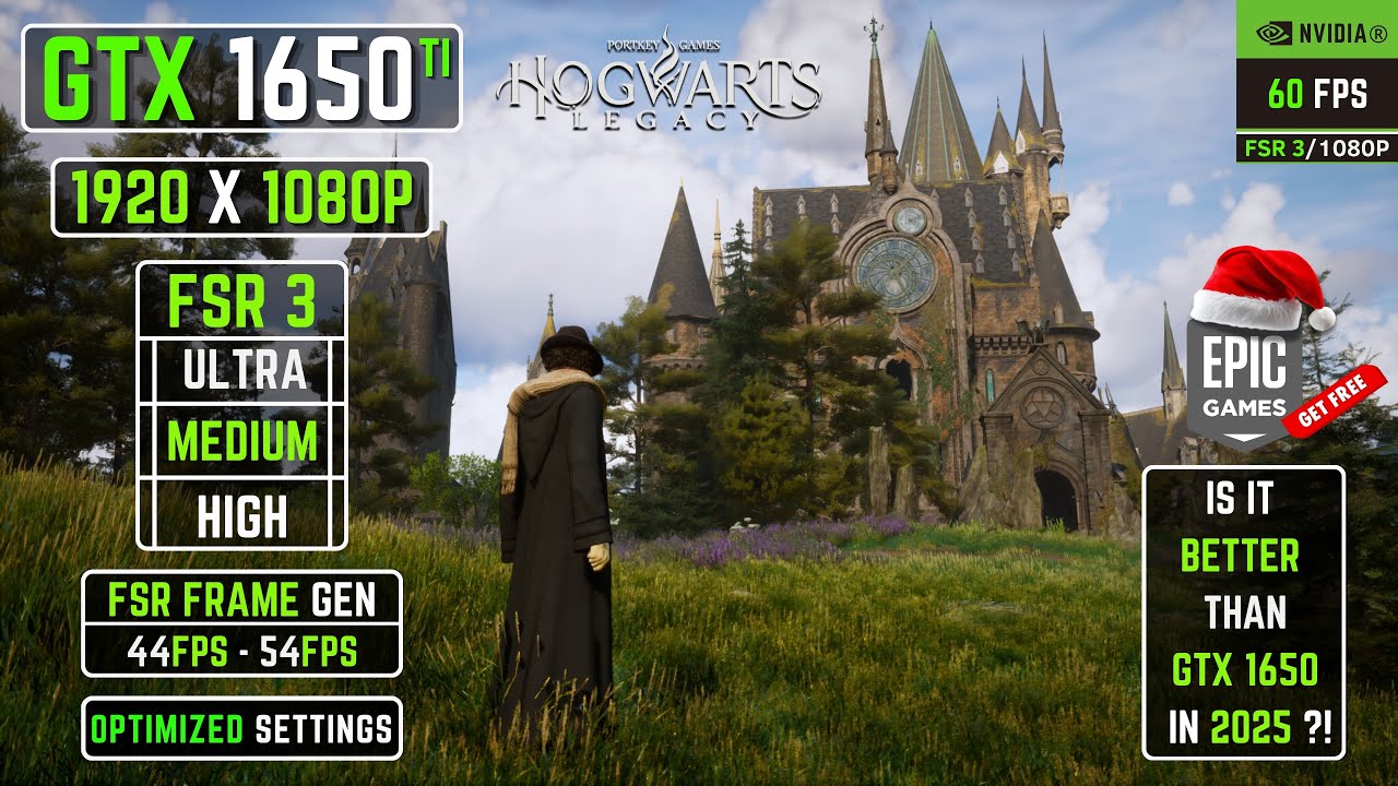 I Tested FREE Hogwarts Legacy on GTX 1650 Ti Laptop &ndash; Better Than GTX 1650?!