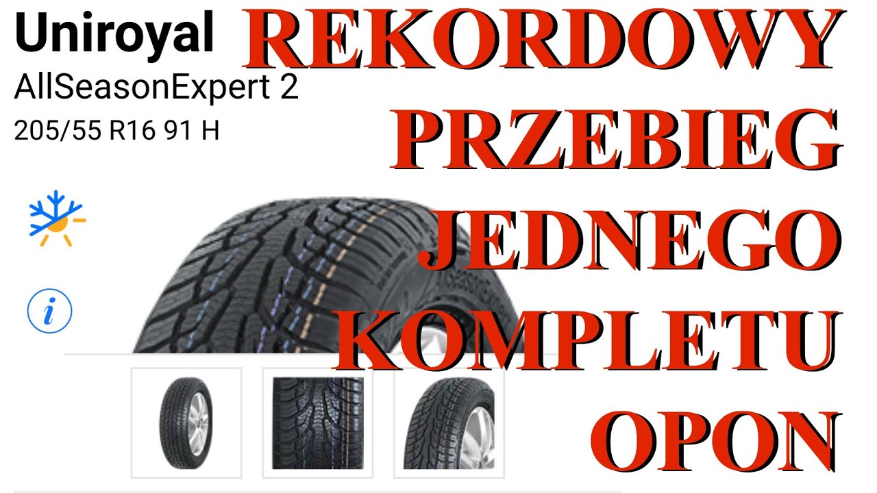 Opony Uniroyal allseason expert 2 - opinia po 3 latach użytkowania