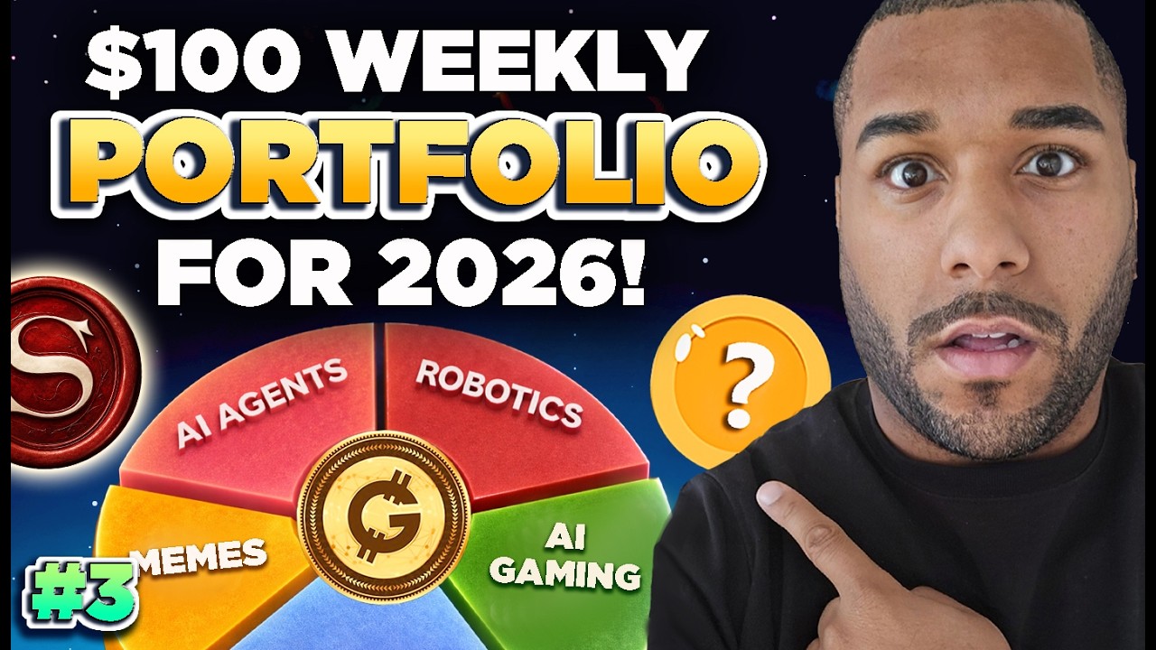 🔥 Мой криптопортфель: $100 в неделю! На 2026 год! | #3