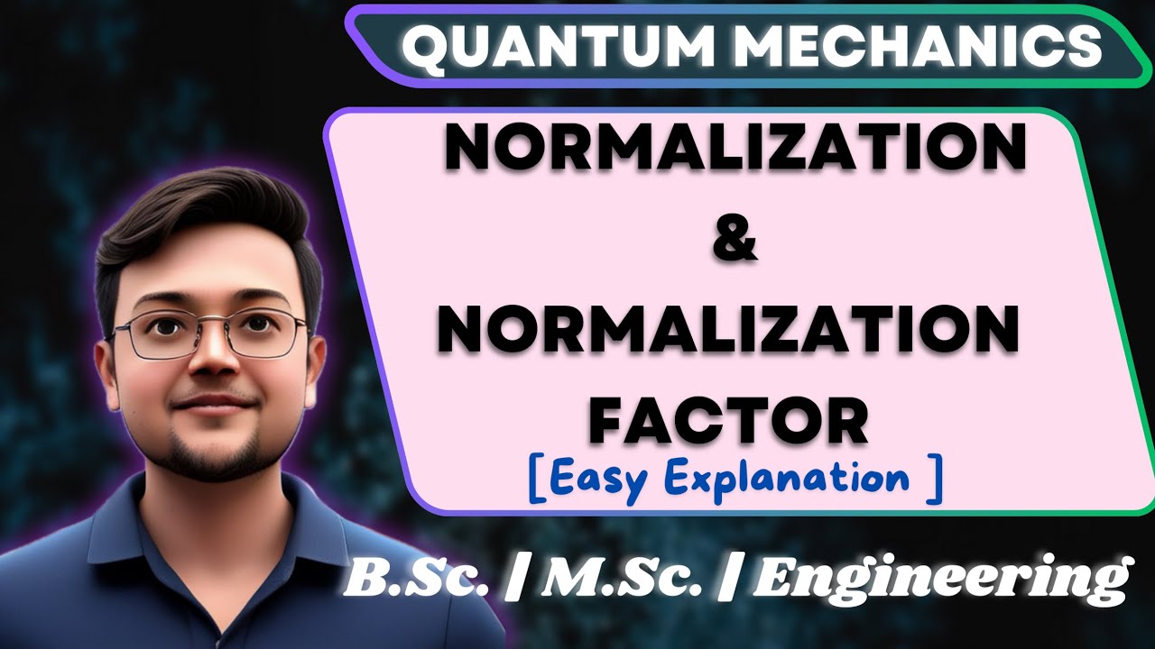 Normalization & Normalization Factors Explained | Quantum Mechanics Made Easy