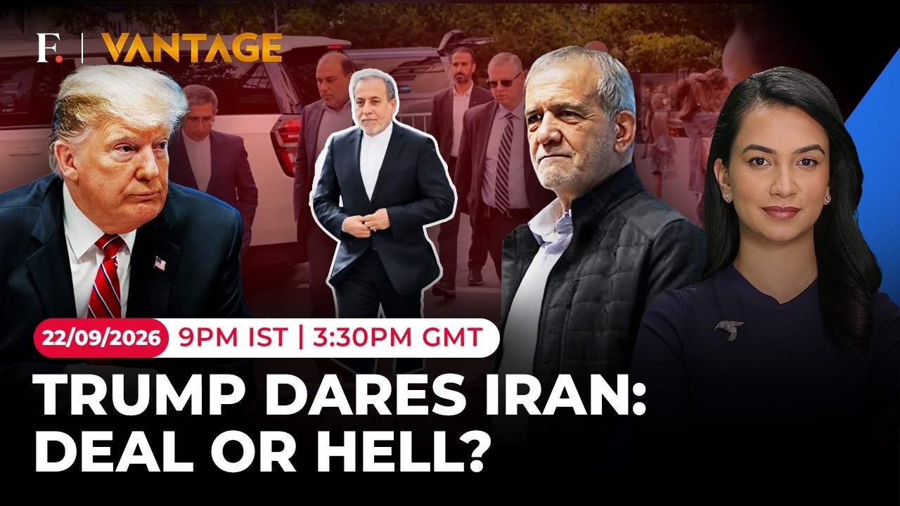 US-Iran War Live: Trump's Big Hint At Deal, Iran's 'Boss Walk' In New York | Vantage on Firstpost