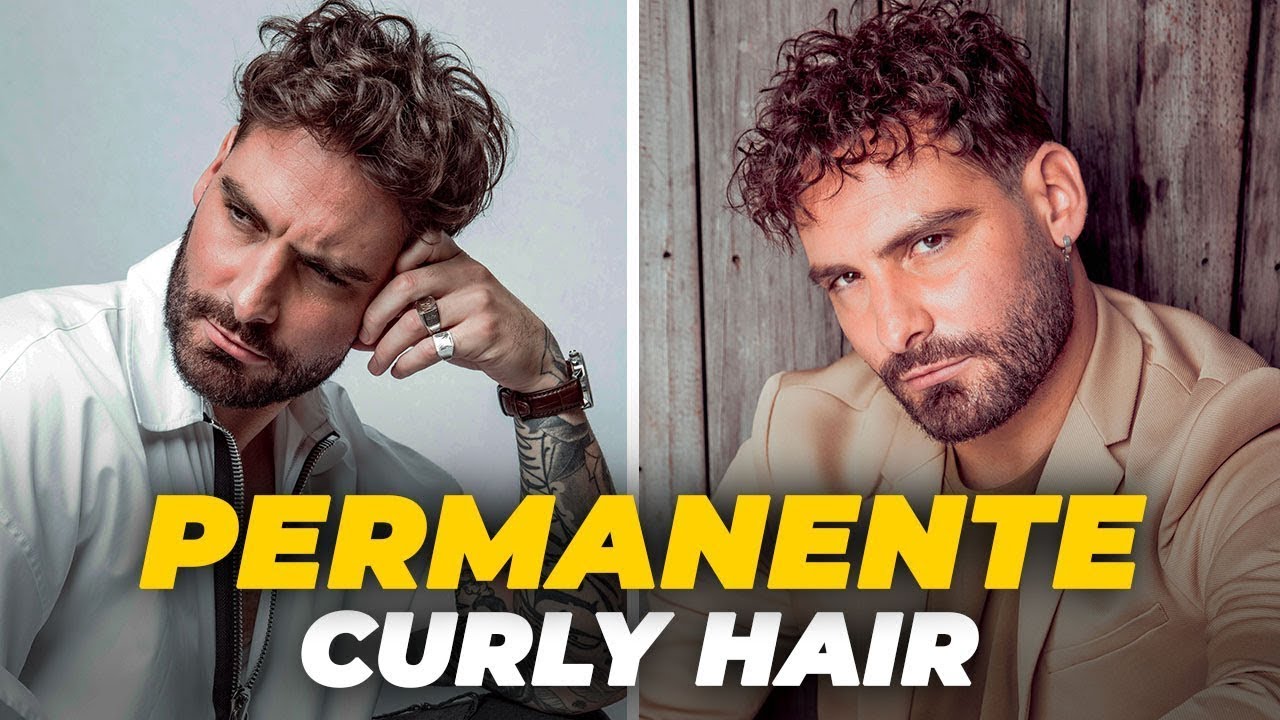 ✅ PERMANENTE HOMME : Je me BOUCLE LES CHEVEUX chez le coiffeur 🚀 (Curly Hair)