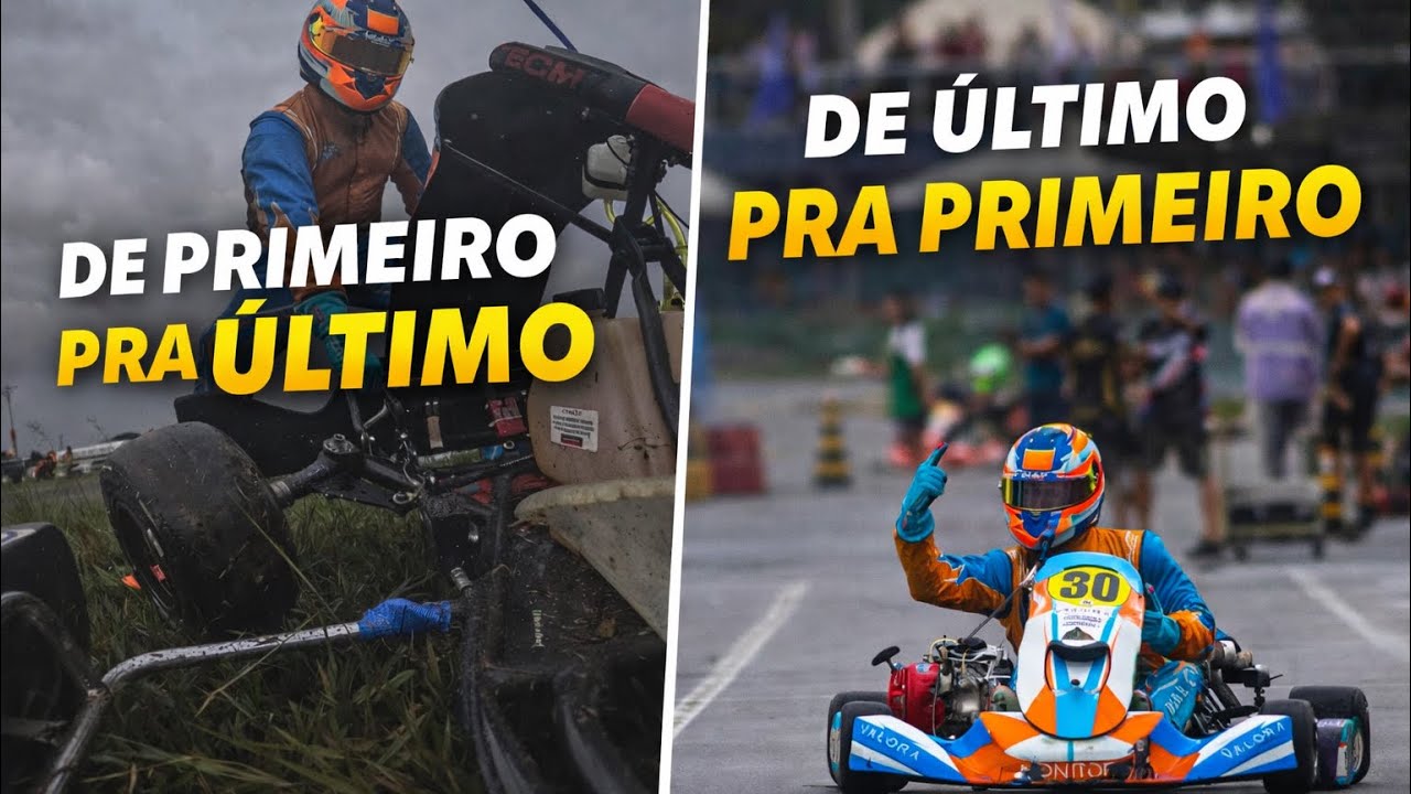Um toque na primeira curva me jogou para último, mesmo assim levei o P1 na Copa São Paulo Light! 