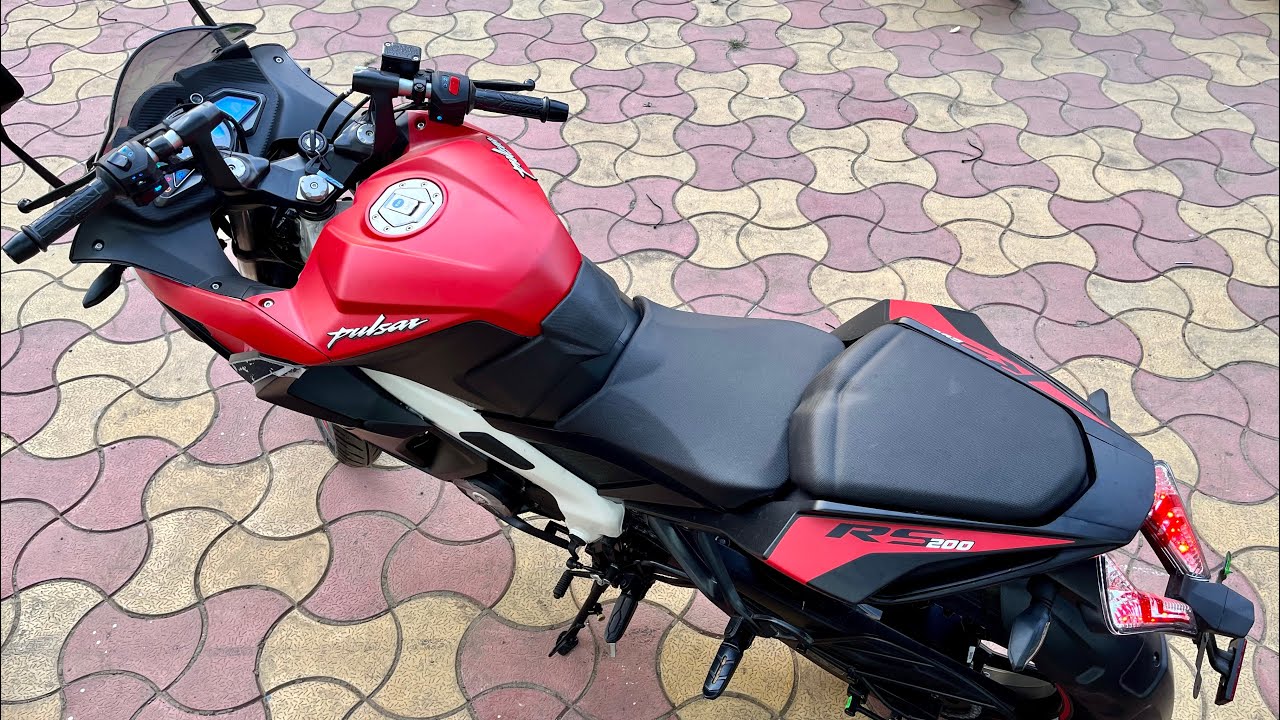 Bajaj Pulsar Rs 200 Burnt Red E20 New Model 2023 Full Detailed Review In Hindi