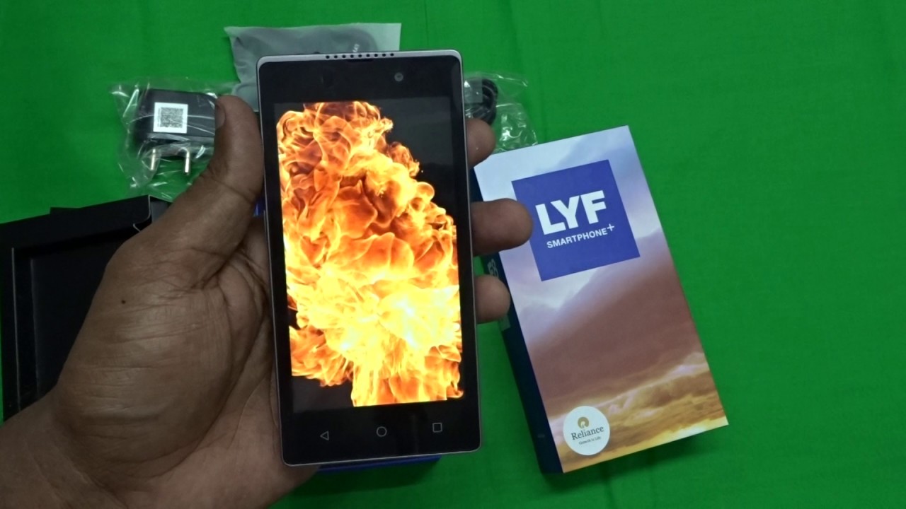 LYF FLAME 8 F8 4G MOBILE UNBOXING VIDEO