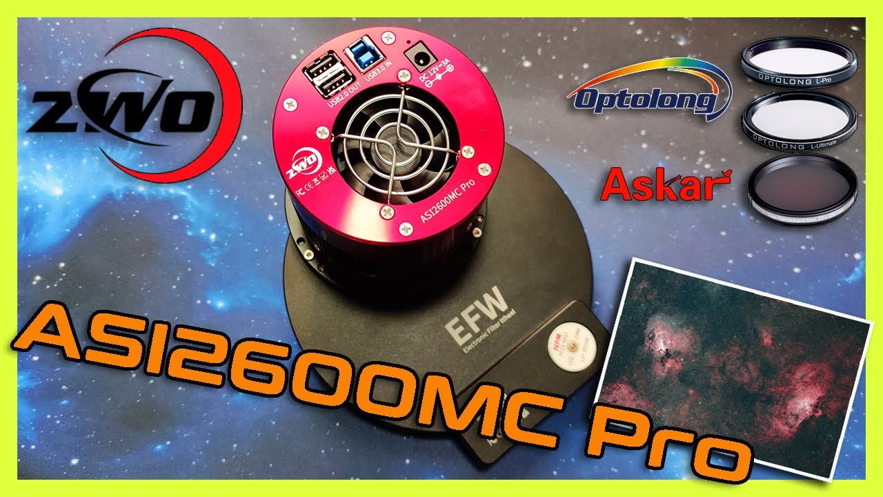 👉ASI2600MC Pro Y RUEDA EFW de 5X2" | No sufras por el Backfocus ni el Tilt 🔭📸