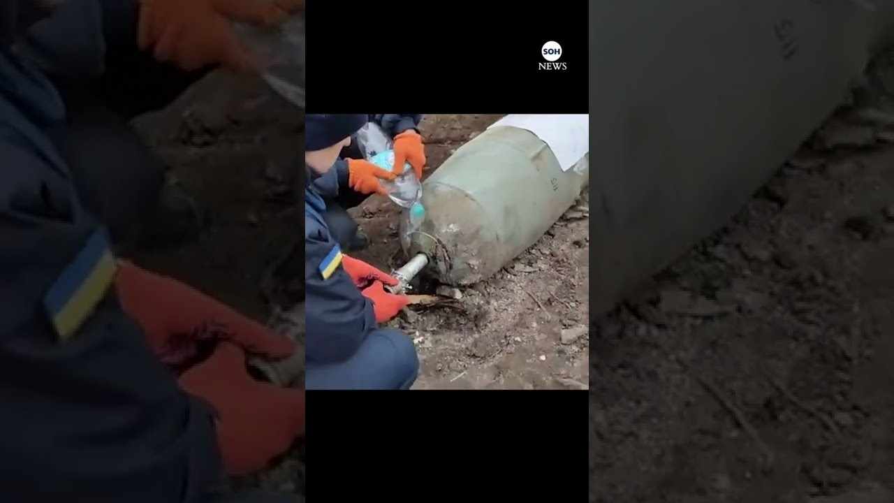 Bomb Disposal Using Bare Hands and Bottle of Water #short