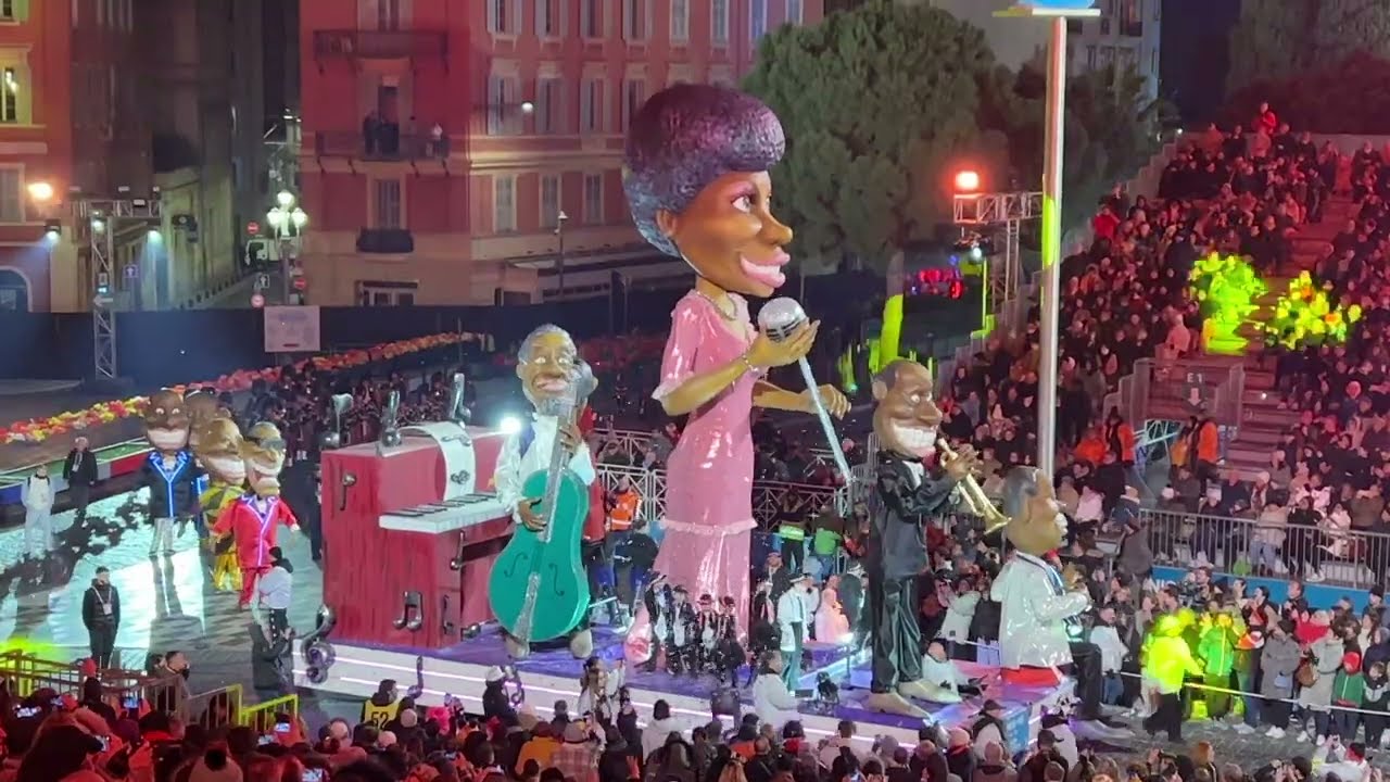 Carnaval de Nice 2023  Corso, carnavalesque illuminé