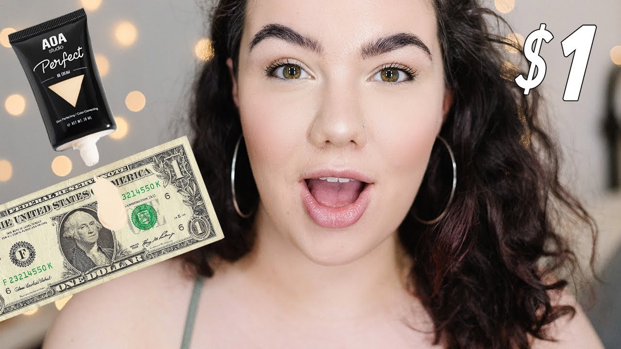 TESTING A $1 BB CREAM | SHOP MISS A AOA STUDIO BB CREAM REVIEW