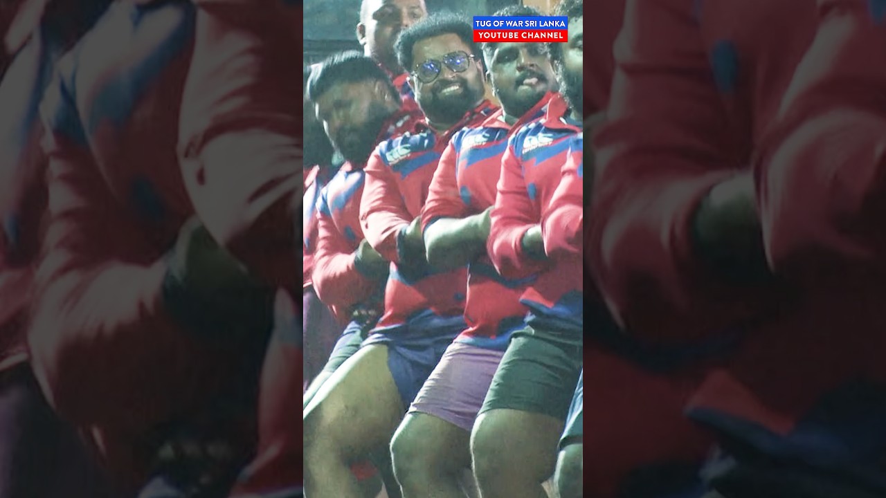 Police vs. Ganemulla! 🚀 Who&rsquo;s Got the Toughest Pull? #tugofwar #shorts