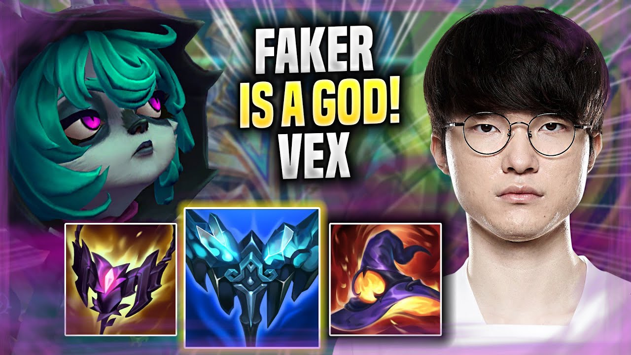 FAKER IS A GOD WITH VEX! - T1 Faker Plays Vex MID vs Akali! | Season 2022