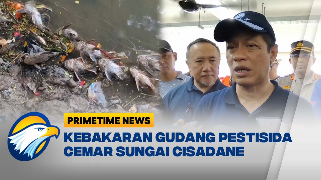 Hanif Faisol Nurofiq Sungai Cisadane Tercemar, Warga Dihimbau Berhati Hati - [Primetime News]