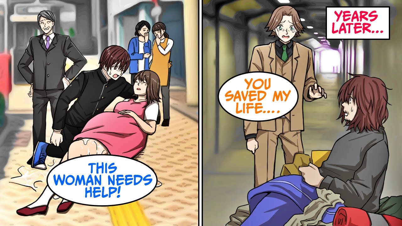 I helped out this pregnant woman, but then... [Manga Dub]