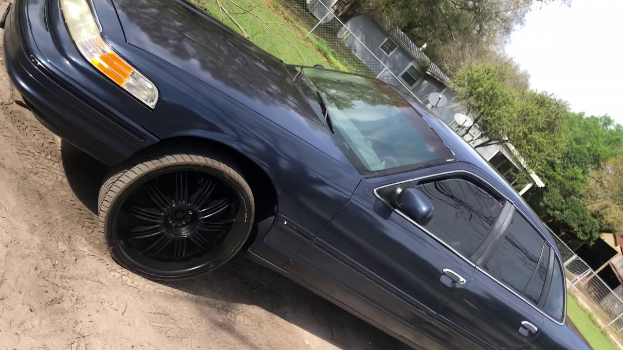 How to lift your crown Vic for 24’s or 26’s((Best and cheapest way)) #crownvic #bigrims #ford