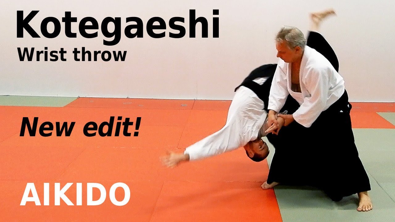 Aikido technique KOTEGAESHI against some grabs and strikes, by Stefan Stenudd