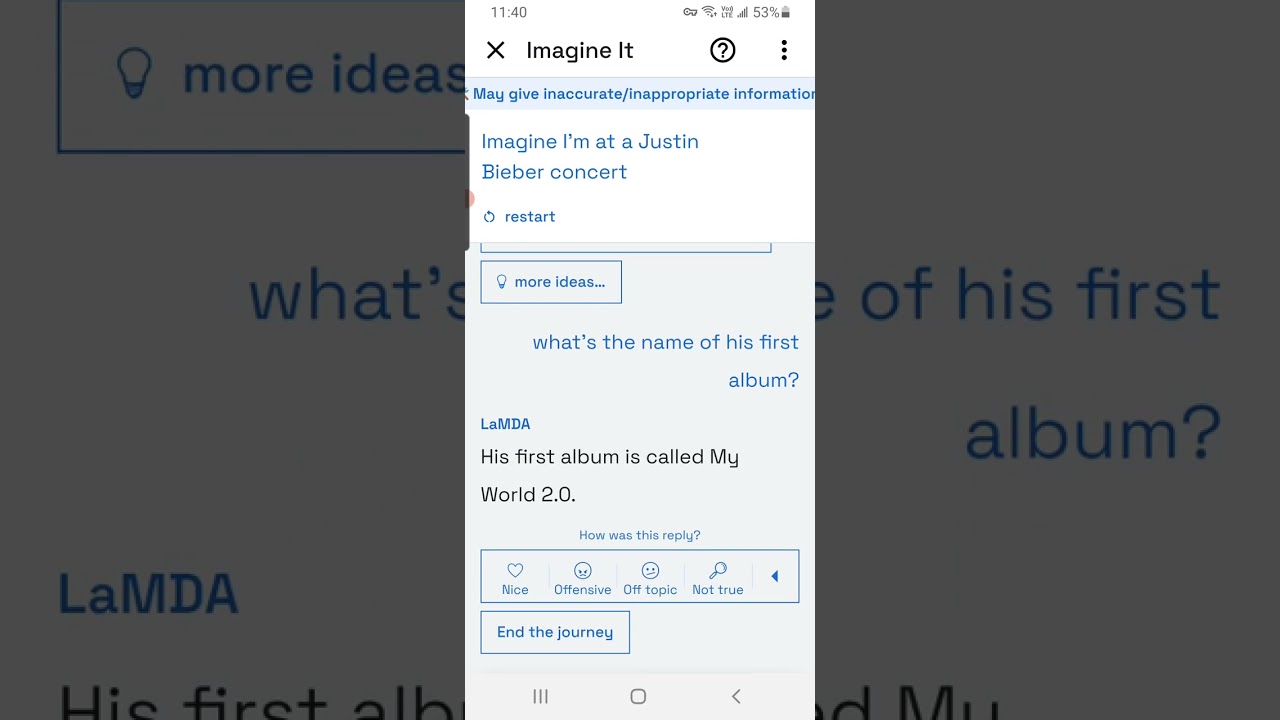 Google's AI test kitchen first use
