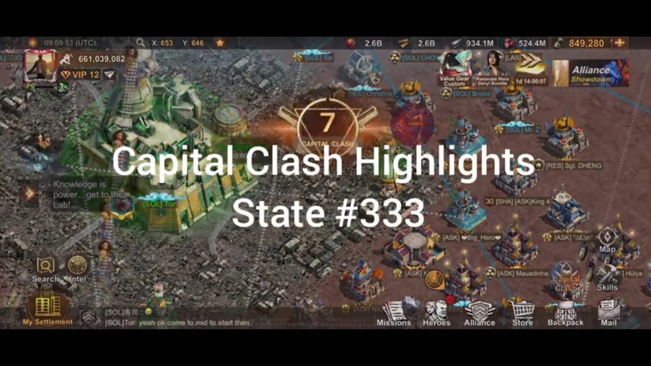 State of Survival - Capital Clash Highlights - State #333