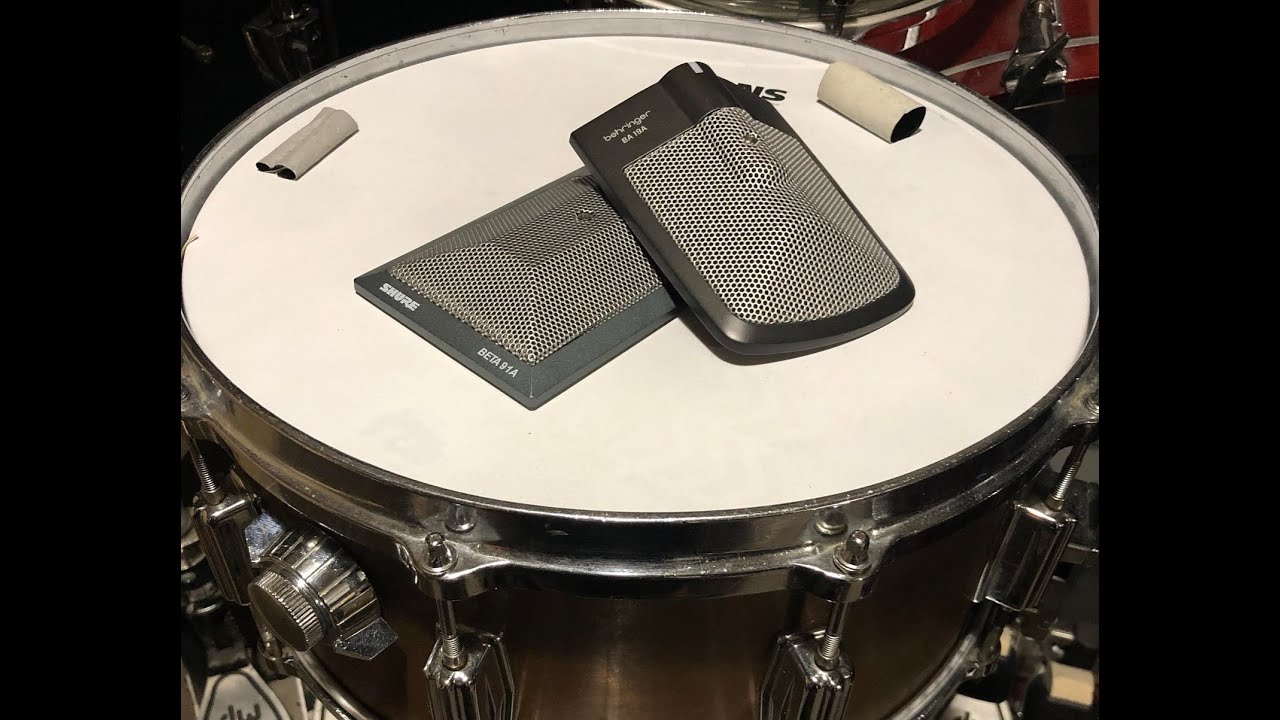 Shure 91a vs Behringer ba19a - Kick Drum