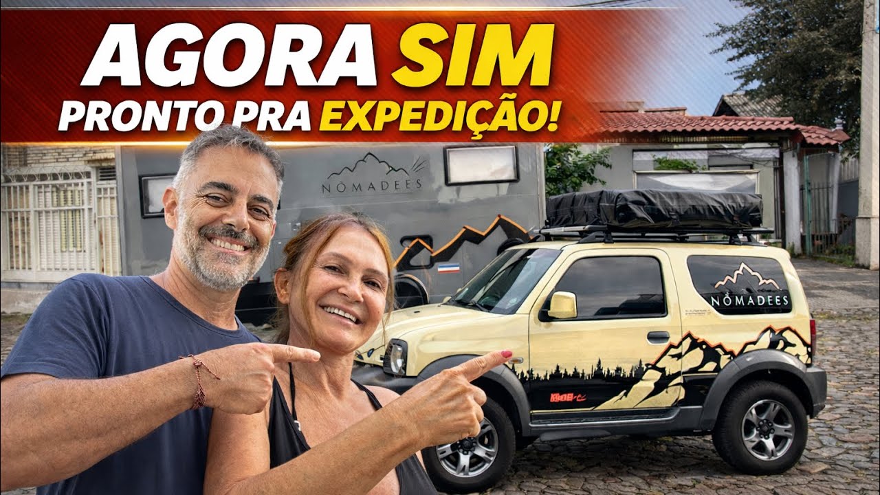MotorHome e Jimny! A combinação perfeita para nossas aventuras! 