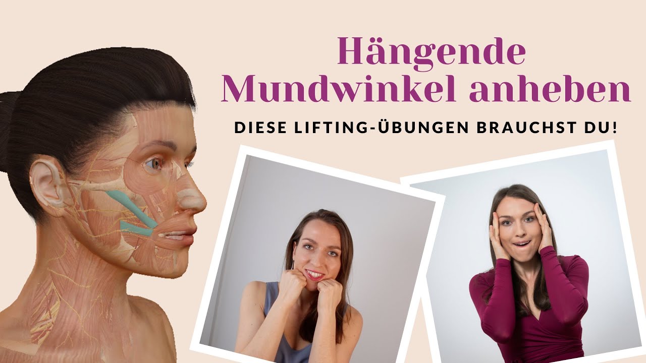 Hängende Mundwinkel anheben: 2 effektive Lifting-Übungen!