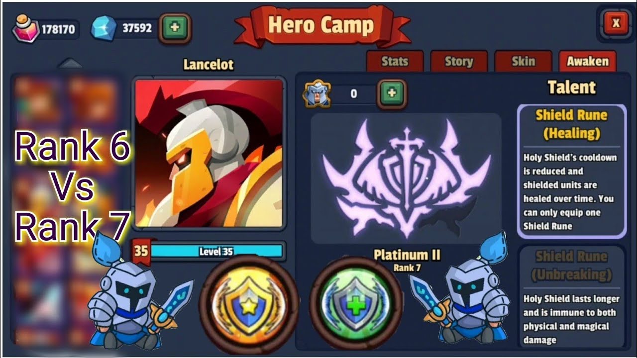 Realm Defense Lancelot Rank 7 - is he worth awakening?!