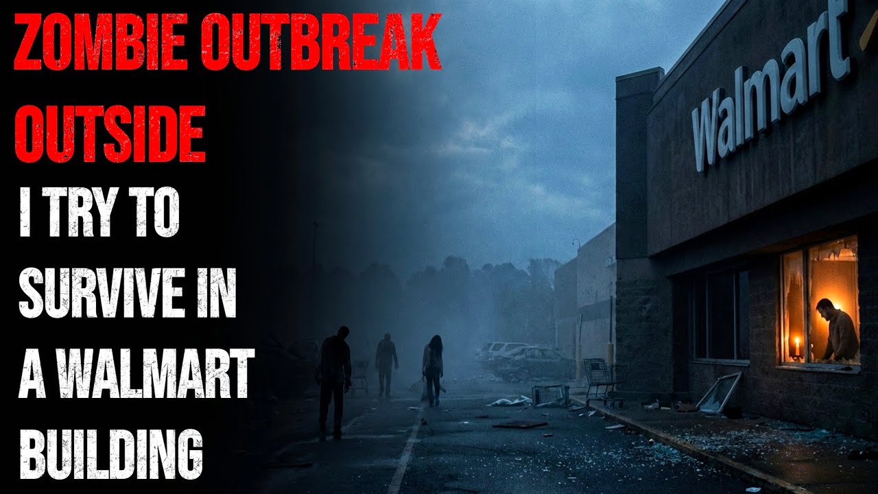 Zombie Outbreak Outside I Try to Survive in a Walmart Building