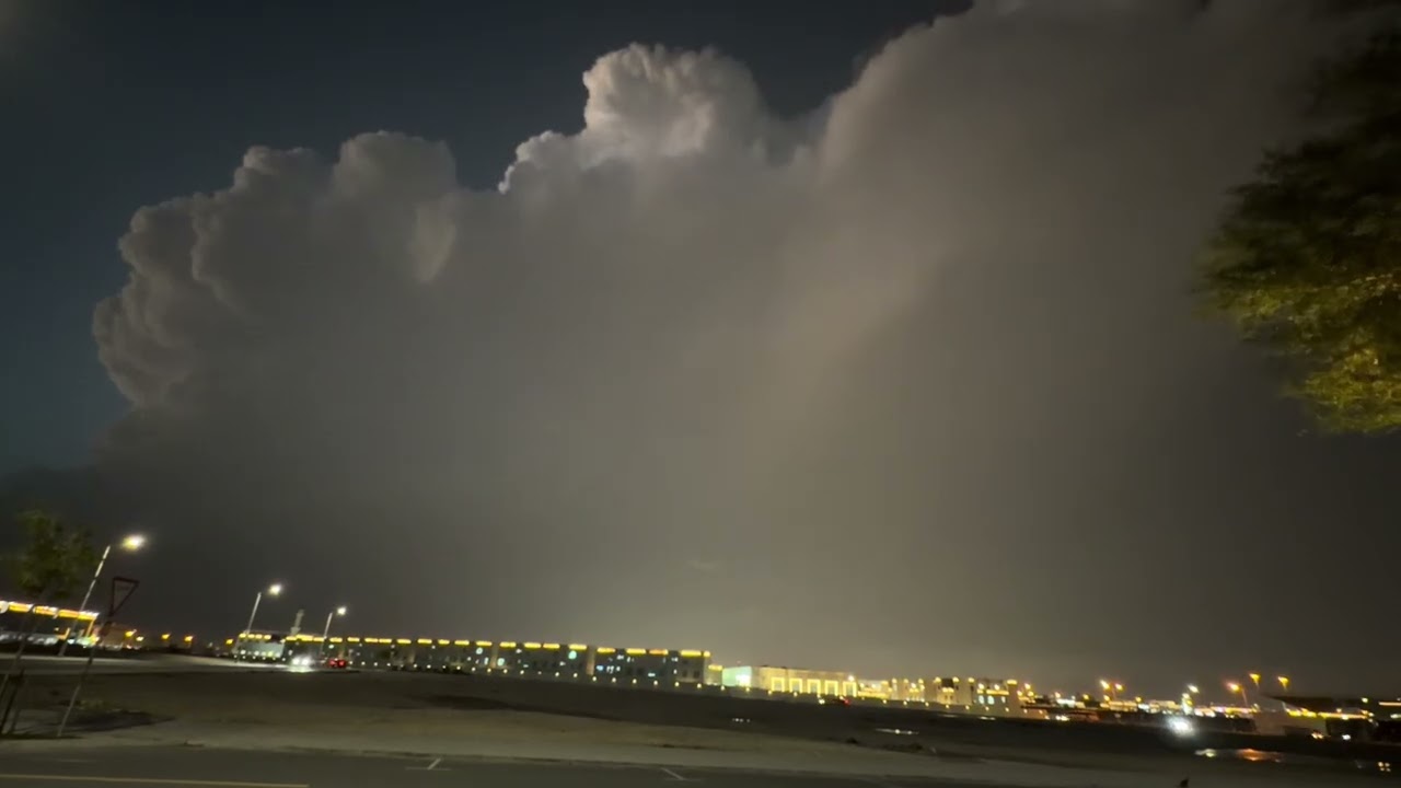 Thunder storm#travel #doha #weather#thunderstorm #qatar #lighting #storm 