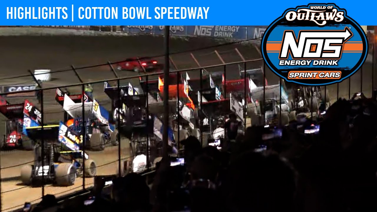 World of Outlaws NOS Energy Drink Sprint Cars at Cotton Bowl Speedway, March 5, 2022 | HIGHLIGHTS