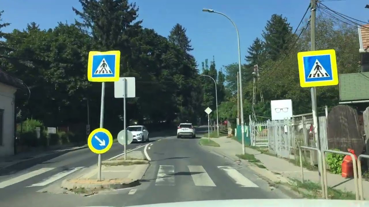 Driving in Budapest: II. KERÜLET, Széll K. tér - Hüvösvölgyi út - HIDEGKÚTI ÚT - városhatár
