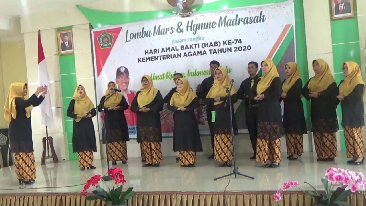 Juara Satu Lomba Mars & Hymne Madrasah || Kemenag Kota Padang SUMBAR