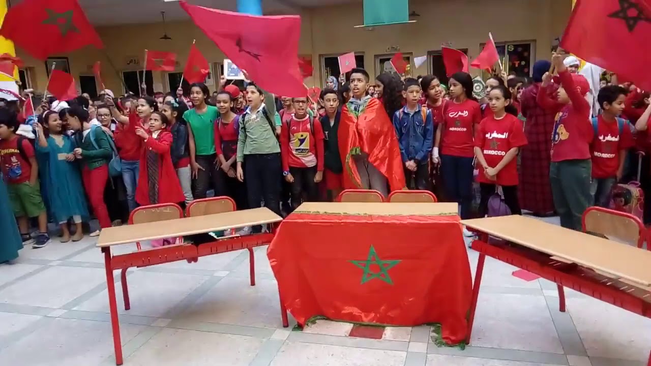 تخليذ ذكرى المسيرة الخضراء يوم الجمعة 3 نونبر 2017 خلال الطابور الصباحي