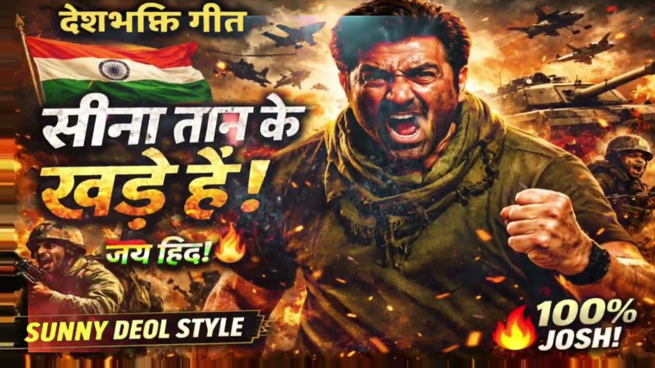 सीना तान के खड़े हैं | Powerful Deshbhakti Song 2026 | Sunny Deol Style Patriotic Song | Jai Hind 🇮🇳