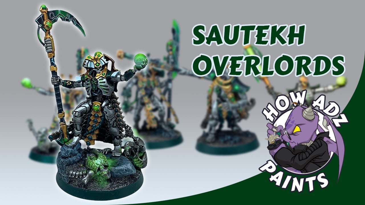 How Adz Paints... Sautekh Necron Overlords