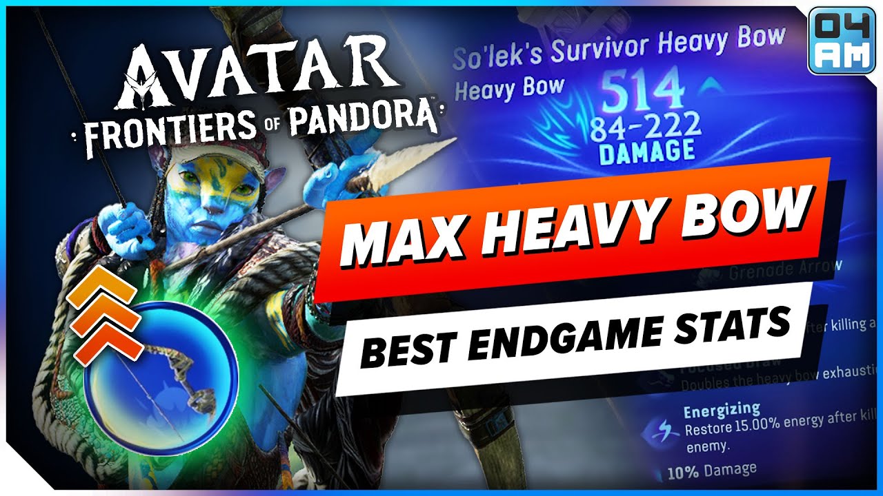 Создание лучшего лука с максимальными характеристиками в Avatar Frontiers of Pandora