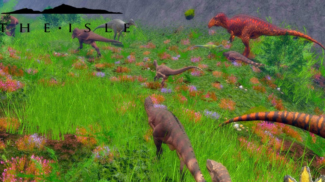The Isle - RAPTOR ARMY MEETS T REX, UTAH PACK & REX PROGRESSION ( Early Access Gameplay )