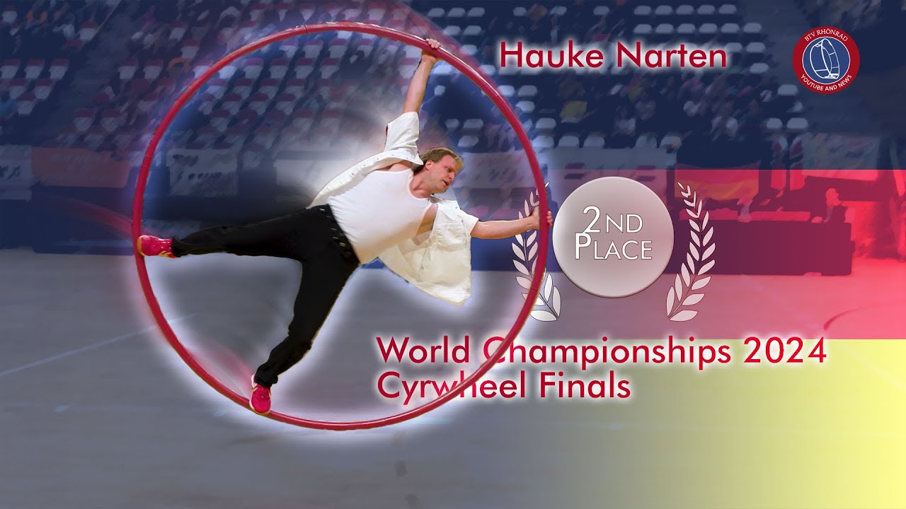 Hauke Narten World Championships 2024 in Gymwheel Cyrwheel Man 2nd Place
