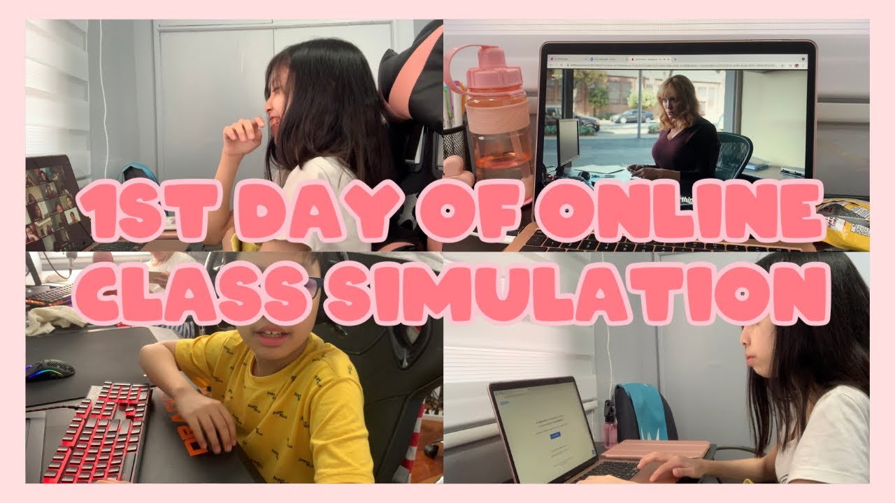 💻 | first day of online class simulation ( SY 2021- 2022 )