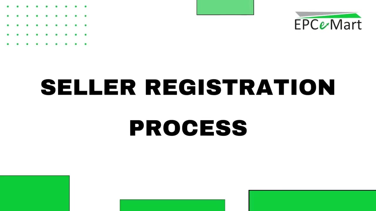 Seller Registration Process | Online Product Buy and Sell #epcemart #buyer #seller #emarketing