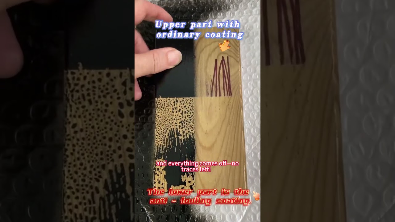 Function demonstration of Anti-fouling coating #Anti-sticking coating#Non-stick coating#factory