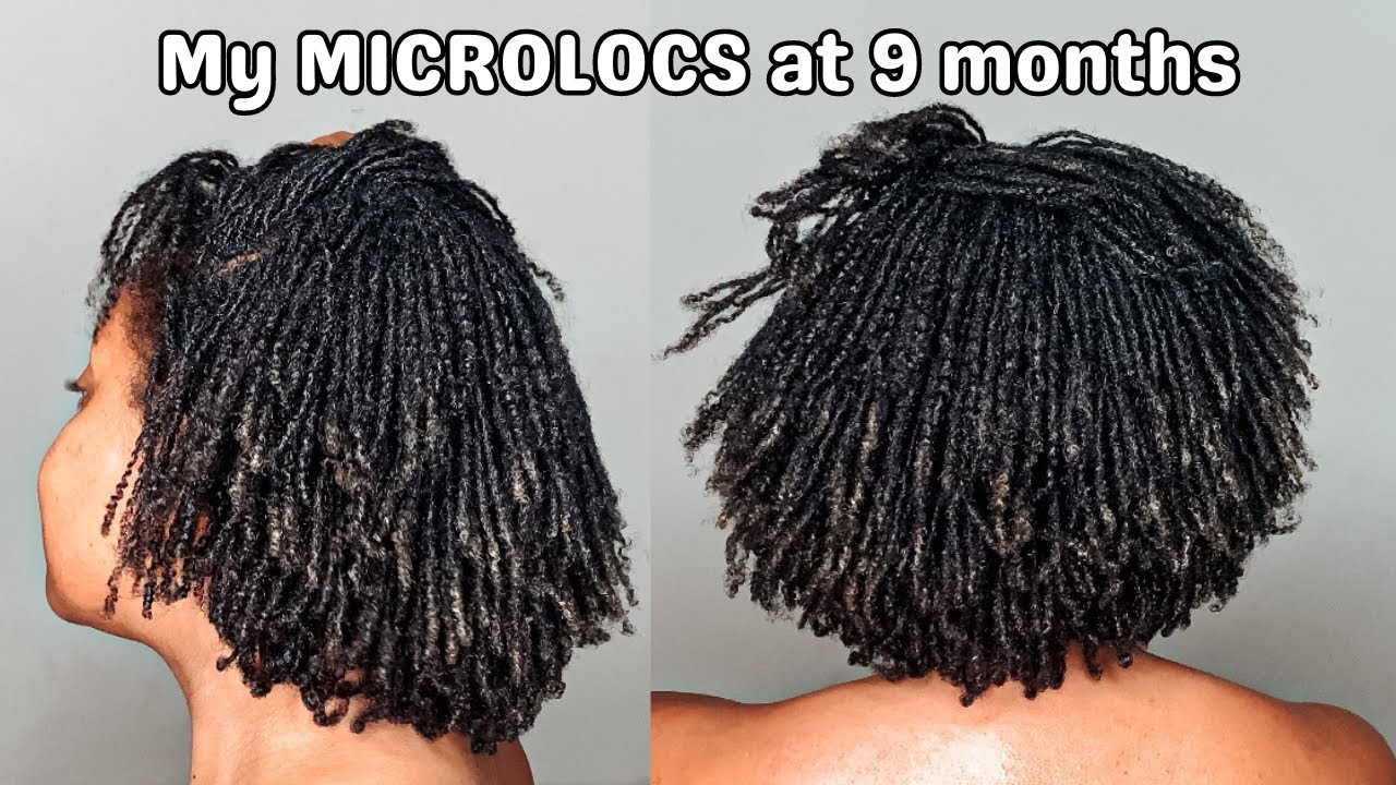 Month 9 UPDATE with MICROLOCS | 360 VIEWS | Lint, shrinkage, bunching, fat ends and MORE| #microlocs