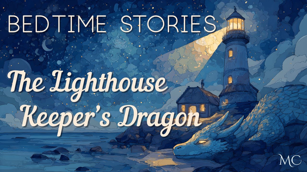 The Lighthouse Keeper's Dragon | Bedtime Story for Adults to Sleep | Sleep Story | Black Screen