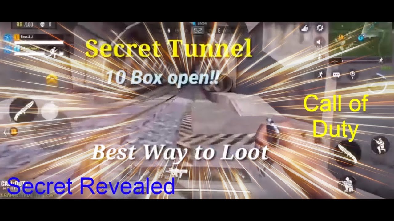 (Call of Duty Mobile S3) Secret UnderGround Tunnel Revealed!!