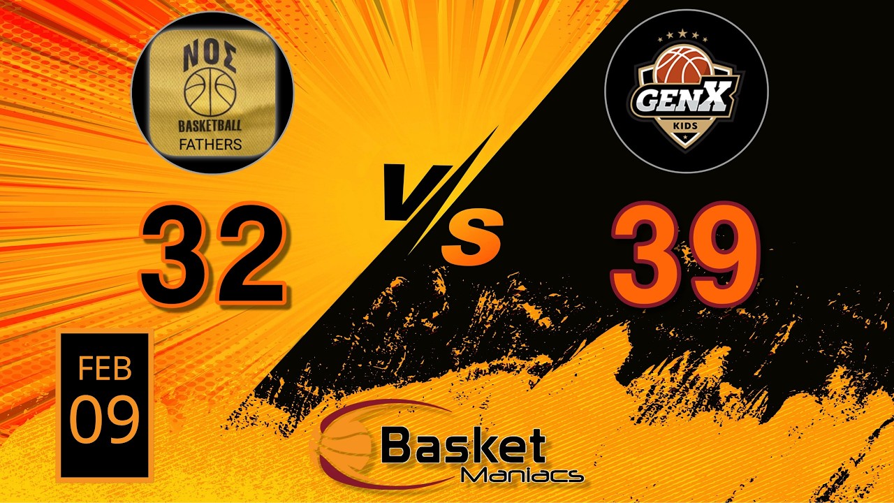 Nos vs GenX kids | Feb 09, 2026 | BasketManiacs