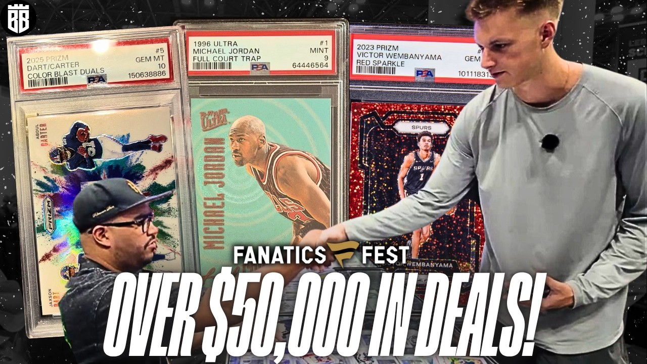 Более $50 000 на сделках со спортивными карточками в 1-й день Fanatics Fest!