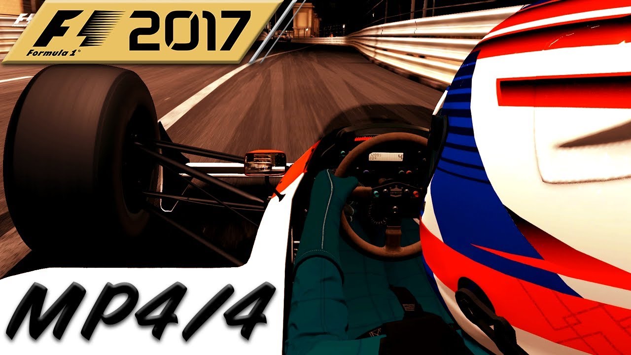 F1 2017 - MP4/4 em MÔNACO a NOITE! (Câmbio Manual)