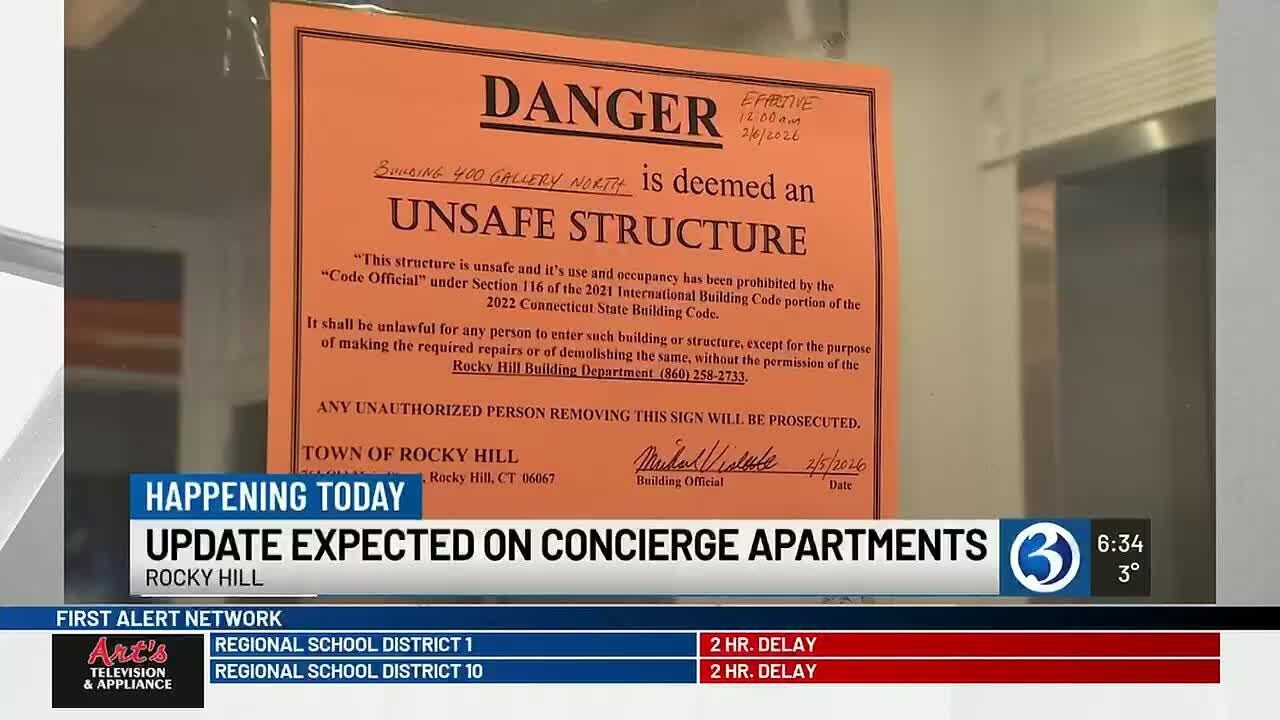 VIDEO: Tenants remains forced out of Rocky Hill apartment complex